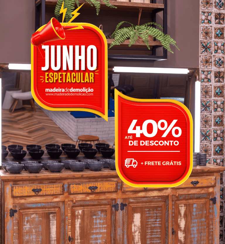 Story de divulgação do Junho Espetacular na Madeira de Demolição