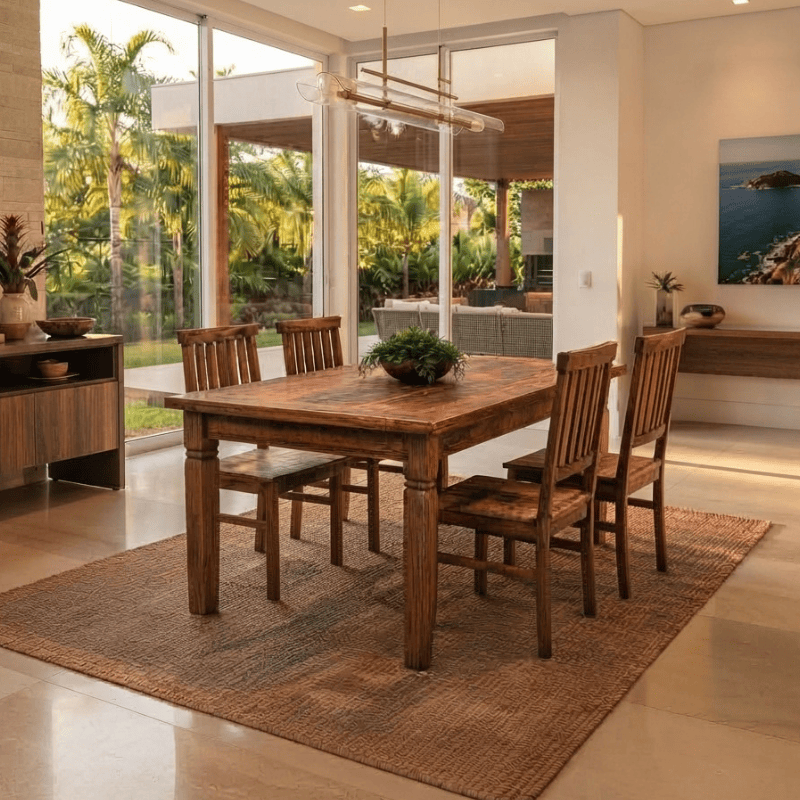 MESA JANTAR PREMIUM NATURAL 120X080M DE 2.20900 POR 1.53600 OU 12X DE 15360 SKU 126339 1
