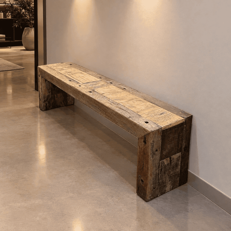 BANCO CRUZETA MOLDURADO 1,60M NOBRE ALPINA - DE 829,00 POR 568,00- SKU 119937