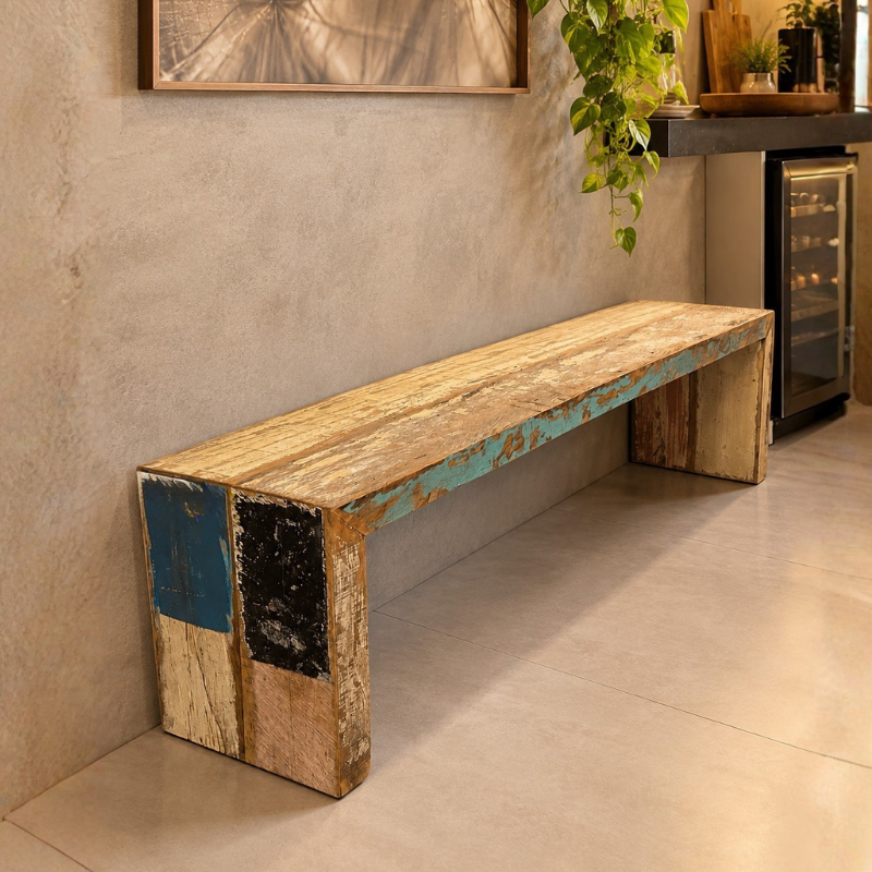 BANCO RETO CL 1,78M NOBRE ESTILO - DE 1.331,00 POR 932,00 - SKU 121061
