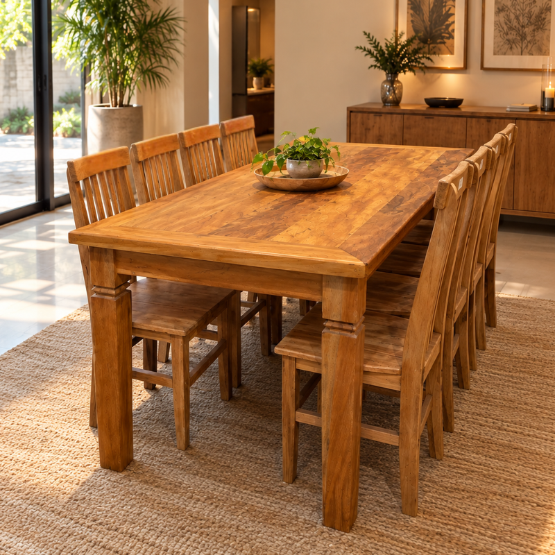 MESA JANTAR PREMIUM APARELHADA 2,00X0,90M -NÃO ACOMPANHA CADEIRAS - DE 4.149,00 POR 2.820,00 OU 12X DE 282,00 - SKU 126027